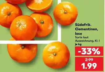 Kaufland Südafrik. Clementinen, lose Angebot