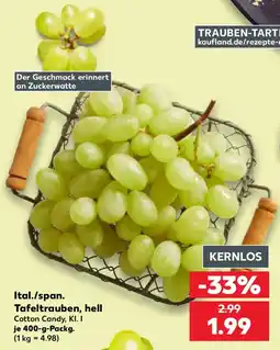 Kaufland Ital./span. Tafeltrauben, hell Angebot