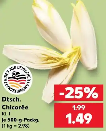 Kaufland Dtsch. Chicorée Angebot