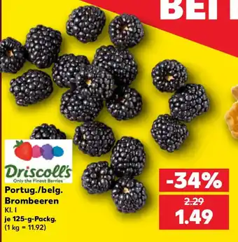 Kaufland Driscoll's Portug./belg. Brombeeren Angebot