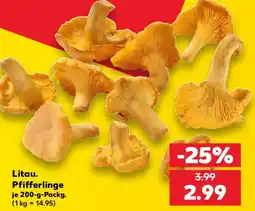 Kaufland Litau. Pfifferlinge Angebot