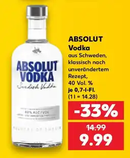 Kaufland ABSOLUT Vodka Angebot
