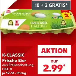 Kaufland K-CLASSIC Frische Eier Angebot