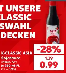Kaufland K-CLASSIC ASIA Sojasauce Angebot
