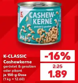 Kaufland K-CLASSIC Cashewkerne Angebot