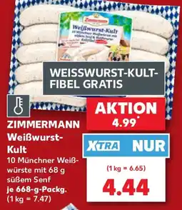 Kaufland ZIMMERMANN Weißwurst-Kult Angebot