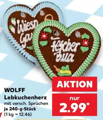 Kaufland WOLFF Lebkuchenherz Angebot