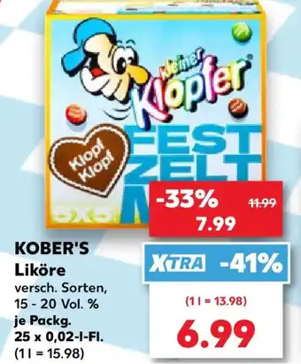 Kaufland KOBER'S Liköre Angebot