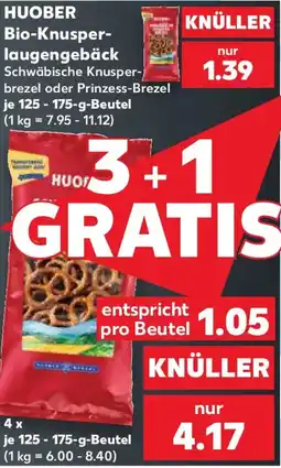 Kaufland HUOBER Bio-Knusper-laungengebäck Angebot