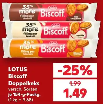 Kaufland LOTUS Biscoff Doppelkeks Angebot