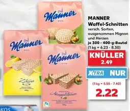 Kaufland MANNER Waffel-Schnitten Angebot
