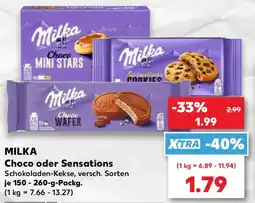 Kaufland Milka Choco oder Sensations Angebot
