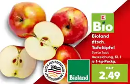 Kaufland Bioland dtsch. Tafeläpfel Angebot