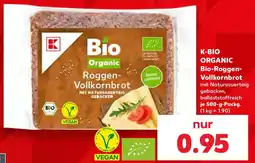 Kaufland K-BIO Organic Roggen-Vollkornbrot Angebot