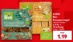 Kaufland K-BIO Bio-Knusperriegel Angebot