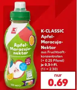 Kaufland K-CLASSIC Apfel-Maracuja-Nektar Angebot