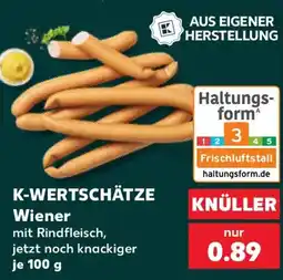 Kaufland K-WERTSCHÄTZE Wiener Angebot