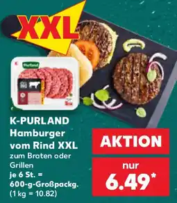 Kaufland K-PURLAND Hamburger vom Rind XXL Angebot