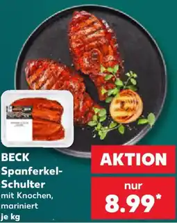 Kaufland BECK Spanferkel-Schulter Angebot