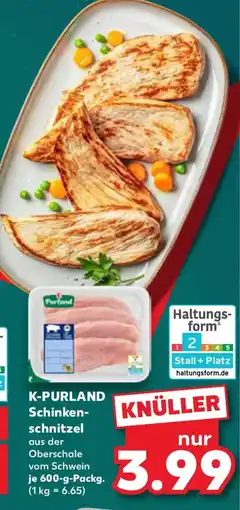 Kaufland K-PURLAND Schinkenschnitzel Angebot
