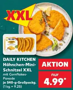 Kaufland DAILY KITCHEN Hähnchen-Mini-Schnitzel XXL Angebot