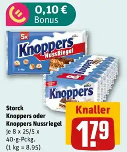 REWE Storck Knoppers oder Knoppers Nussriegel Angebot
