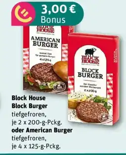 REWE Block House Block Burger oder American Burger Angebot