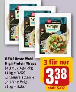 REWE REWE Beste Wahl High Protein Wraps Angebot