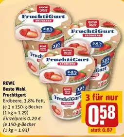 REWE REWE Beste Wahl Fruchtigurt Angebot