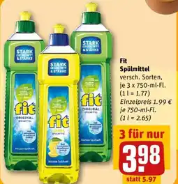 REWE Fit Spülmittel Angebot