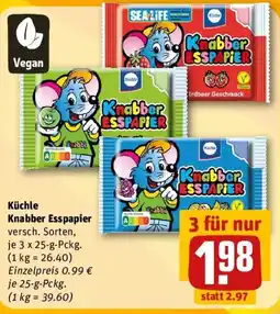 REWE Küchle Knabber Esspapier Angebot