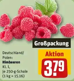 REWE Himbeeren Angebot