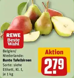 REWE Bunte Tafelbirnen Angebot