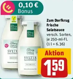 REWE Zum Dorfrug Frische Salatsauce Angebot