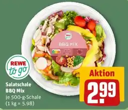 REWE Salatschale BBQ Mix Angebot