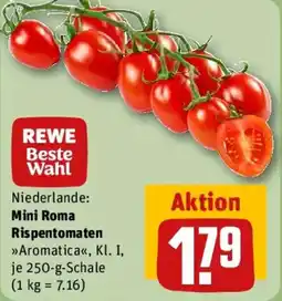 REWE Mini Roma Rispentomaten Angebot