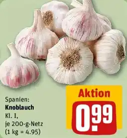 REWE Knoblauch Angebot