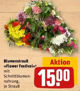 REWE Blumenstrauß Flower Festival Angebot