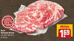 REWE Duroc Schweine-Braten Angebot