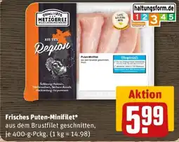 REWE Frisches Puten-Minifilet Angebot