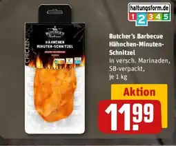 REWE Butcher's Barbecue Hähnchen-Minuten-Schnitzel Angebot