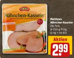 REWE Matthews Hähnchen-Kasseler Angebot