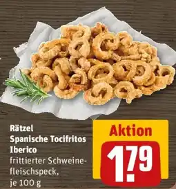 REWE Rätzel Spanische Tocifritos Iberico Angebot