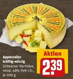 REWE Appenzeller kräftig-würzig Angebot