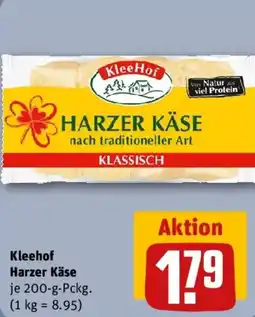 REWE Kleehof Harzer Käse Angebot