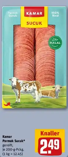 REWE Kamar Parmak Sucuk Angebot