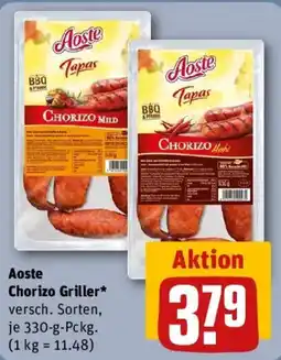 REWE Aoste Chorizo Grill Angebot