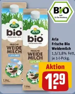 REWE Arla Frische Bio Weidemilch Angebot