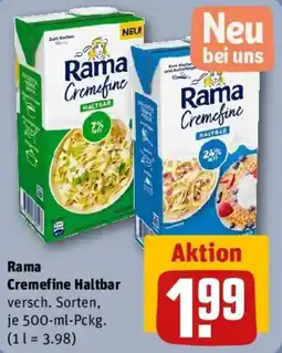 REWE Rama Cremefine Haltbar Angebot