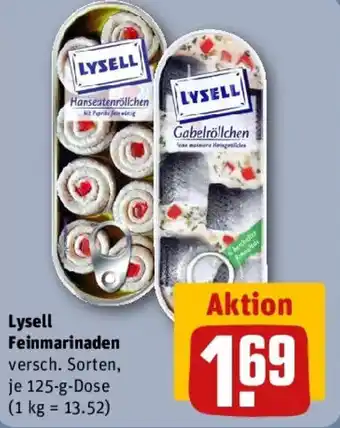 REWE Lysell Feinmarinaden Angebot